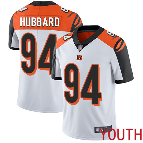 Cincinnati Bengals Limited White Youth Sam Hubbard Road Jersey NFL Footballl #94 Vapor Untouchable->cincinnati bengals->NFL Jersey